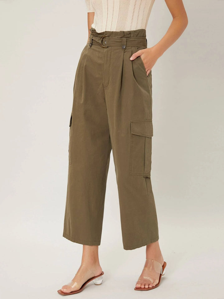 Cropped Cargo Pants