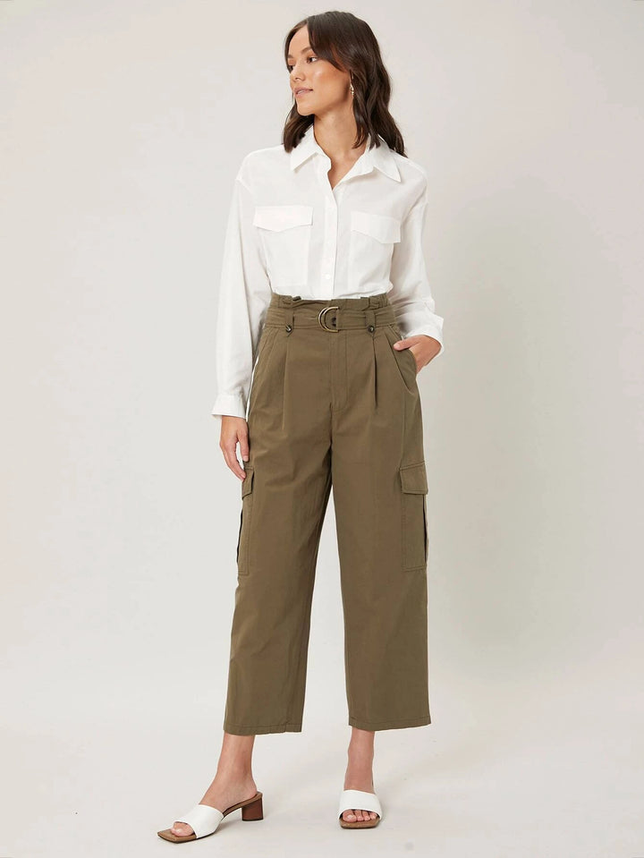 Cropped Cargo Pants