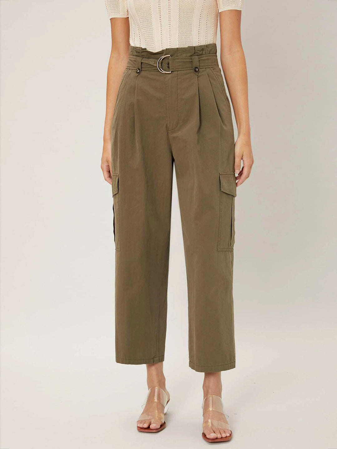 Cropped Cargo Pants