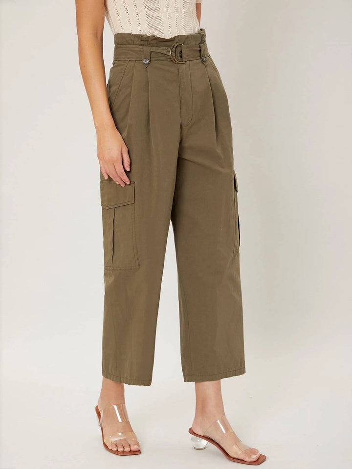 Cropped Cargo Pants