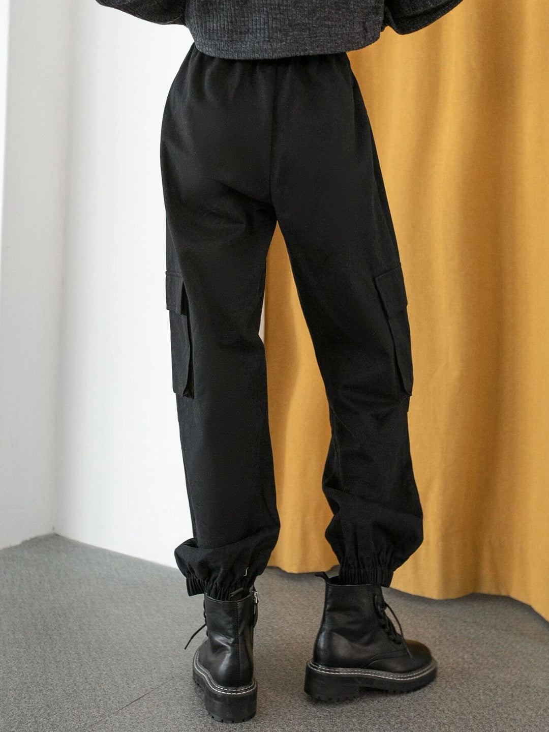 Casual Slant Pocket Cargo Pants