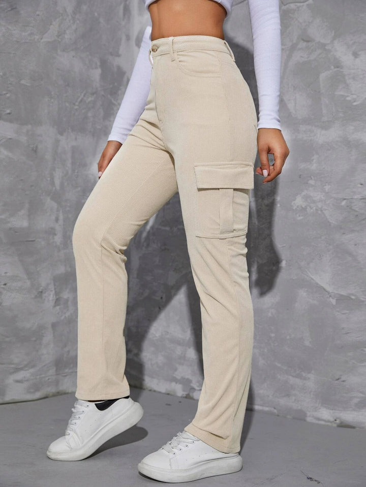 Flap Pocket Corduroy Pant