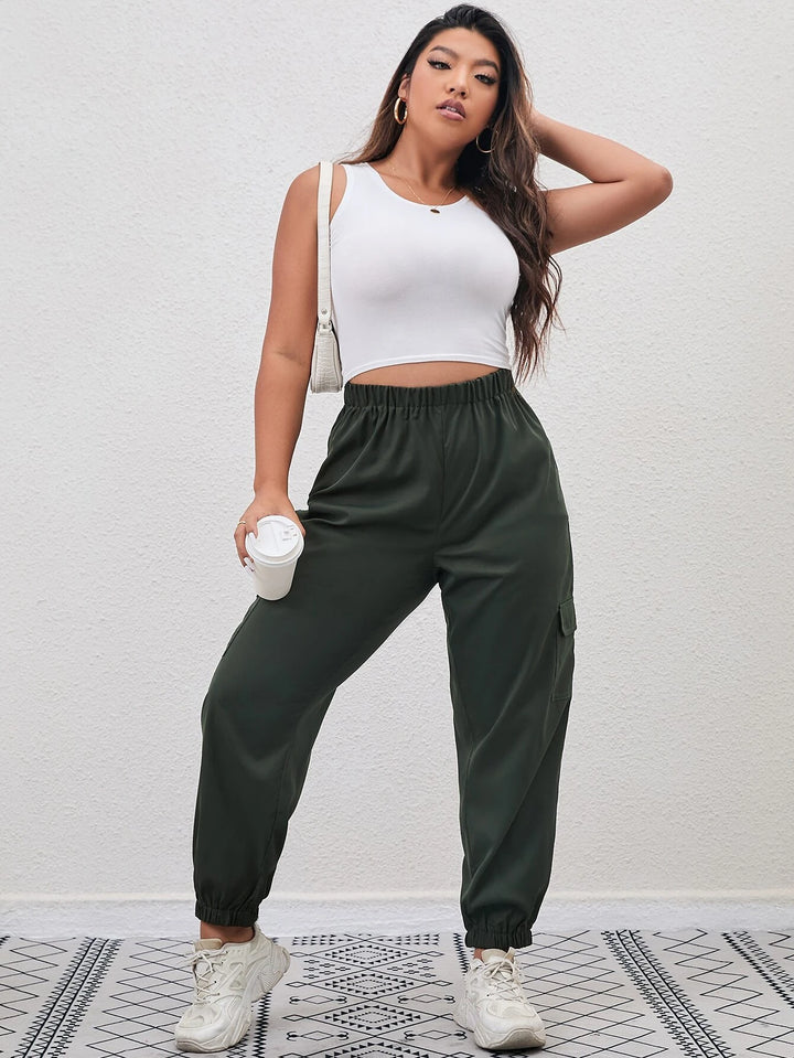 Casual Long Tapered Pants