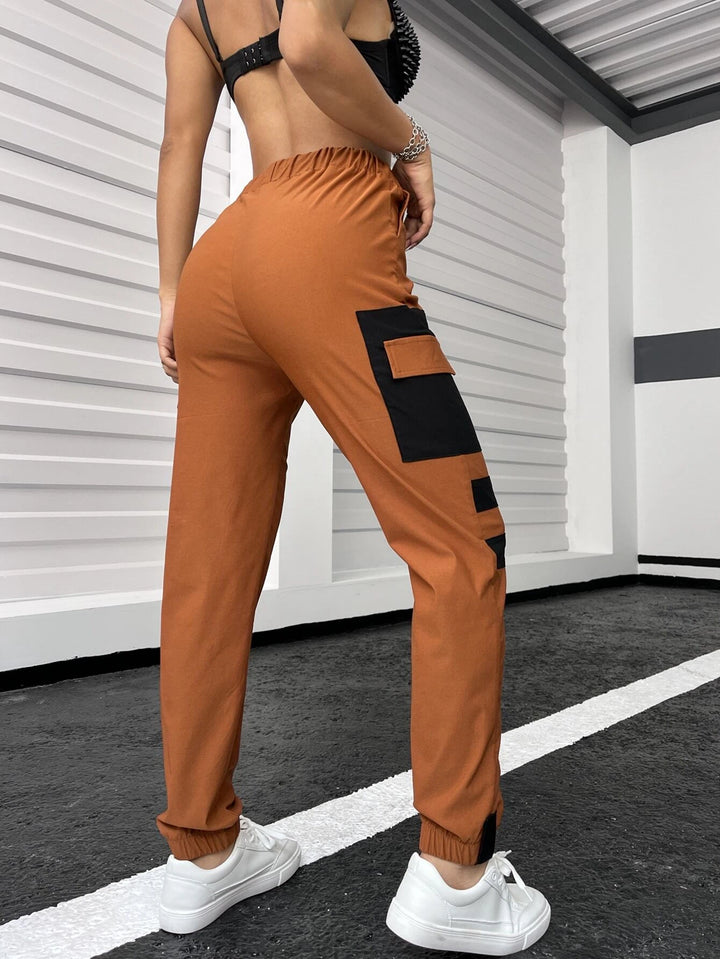 Cargo Pants With Drawstring Waistband