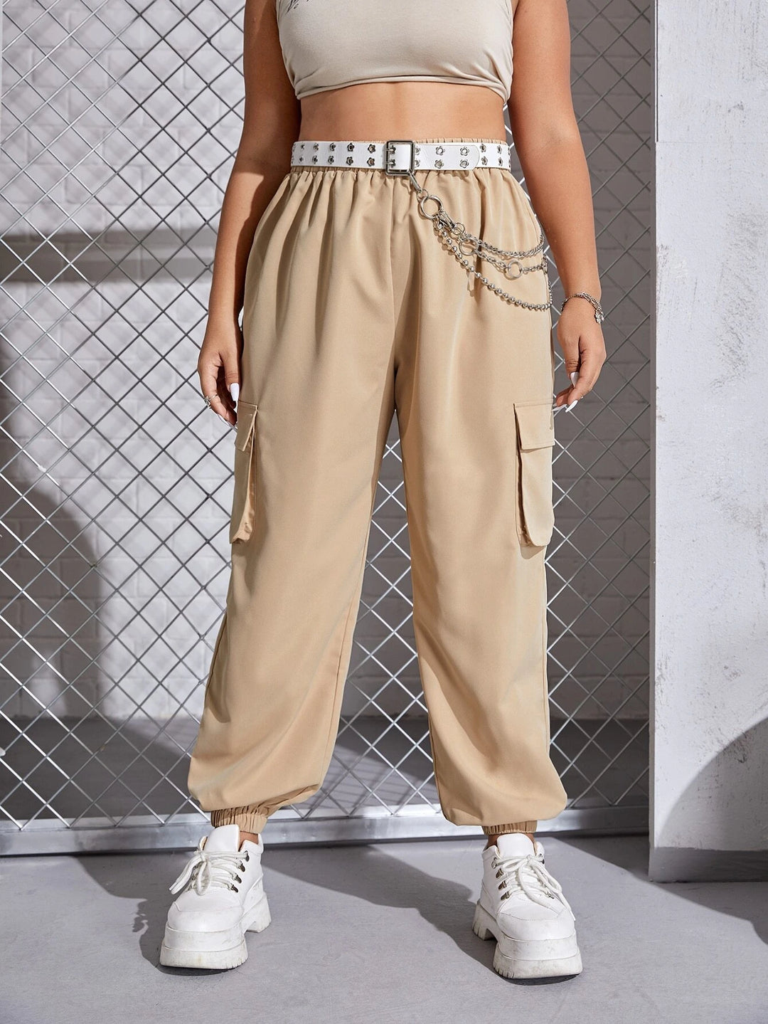 Flap Pocket Cargo Pants