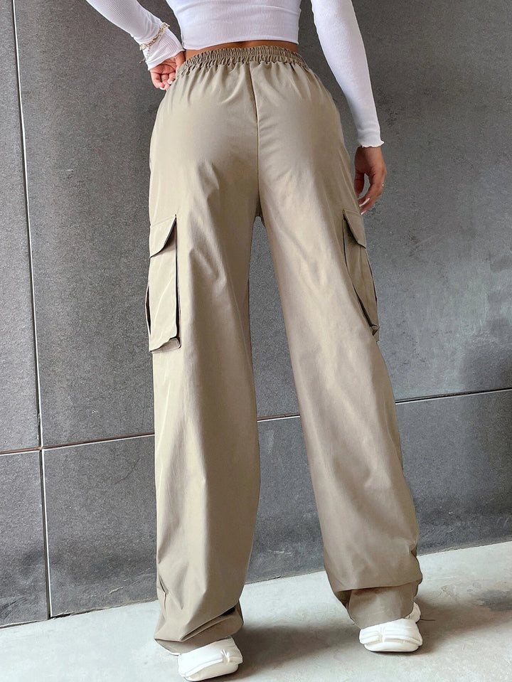 Flap Pocket Side Cargo Pants