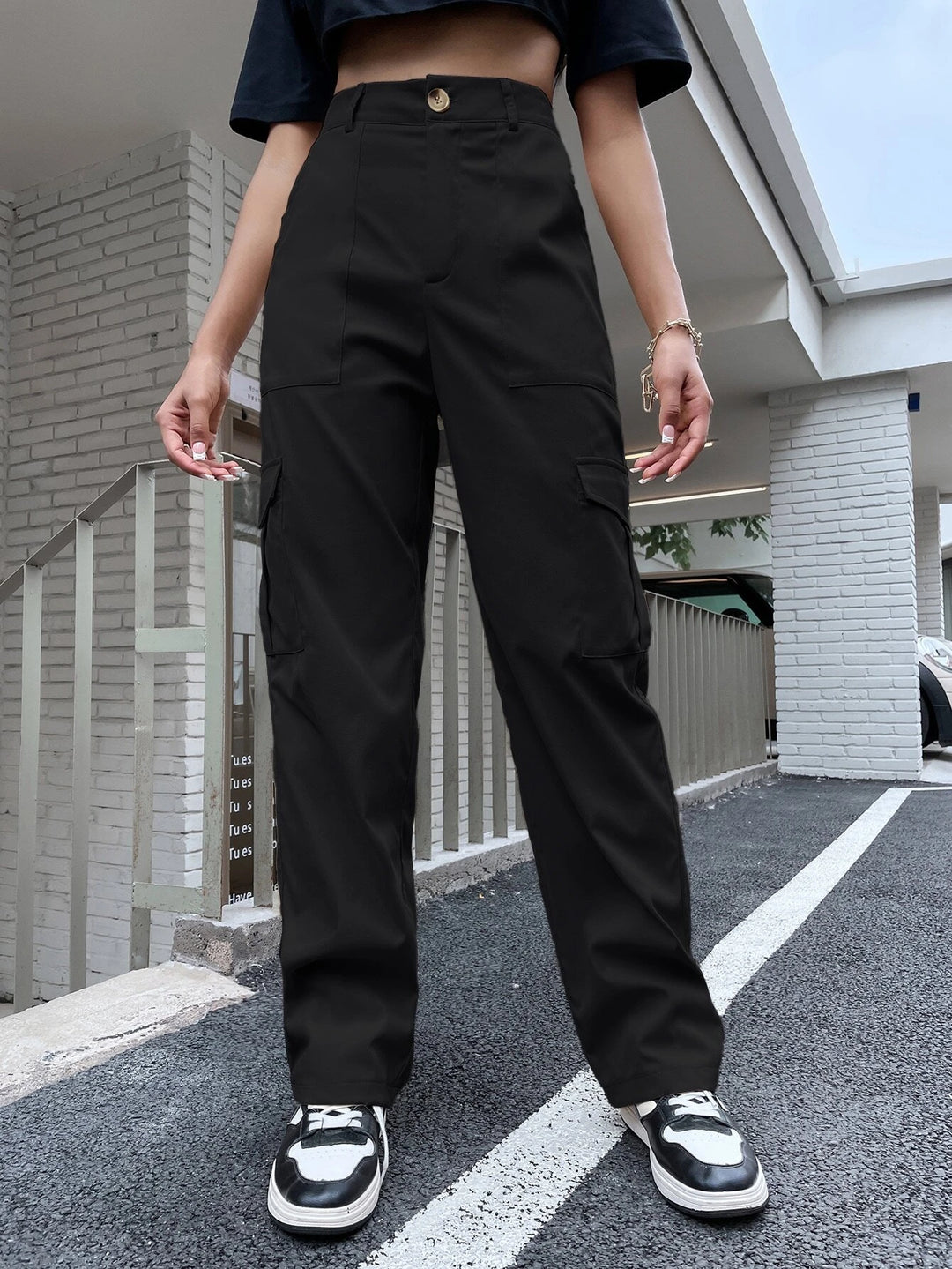 Regular Fit Non Stretch Cargo Pants