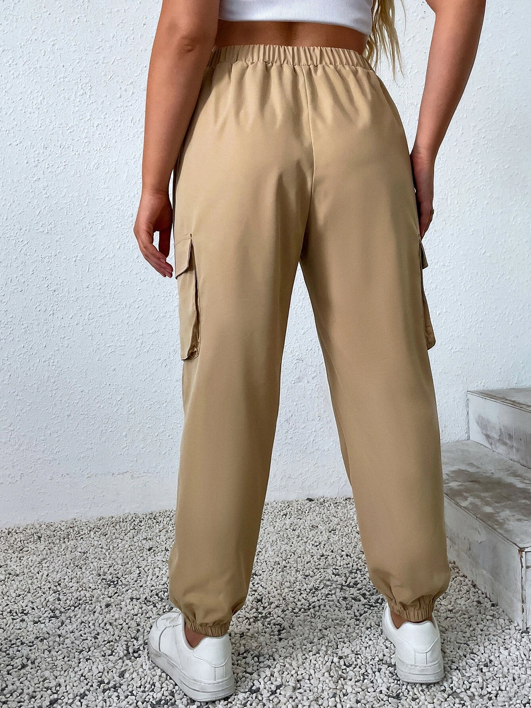 High Waist Pocket Cargo Pants