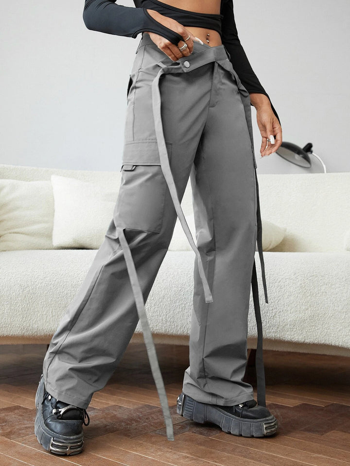 Flap Pocket Cargo Pants