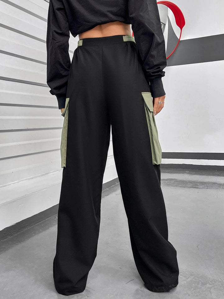 Gorpcore Low Rise Flap Pocket Cargo Pants