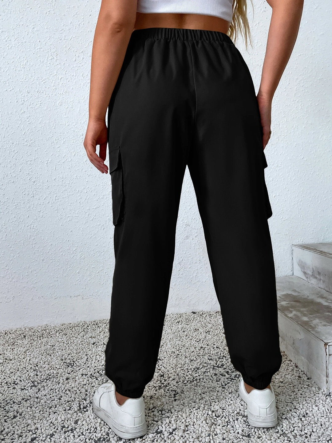 High Waist Pocket Cargo Pants