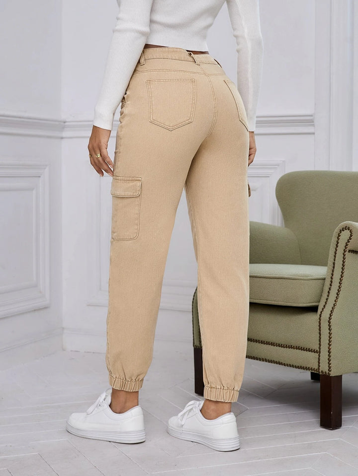 Non-Stretch Pocket Cargo Jean