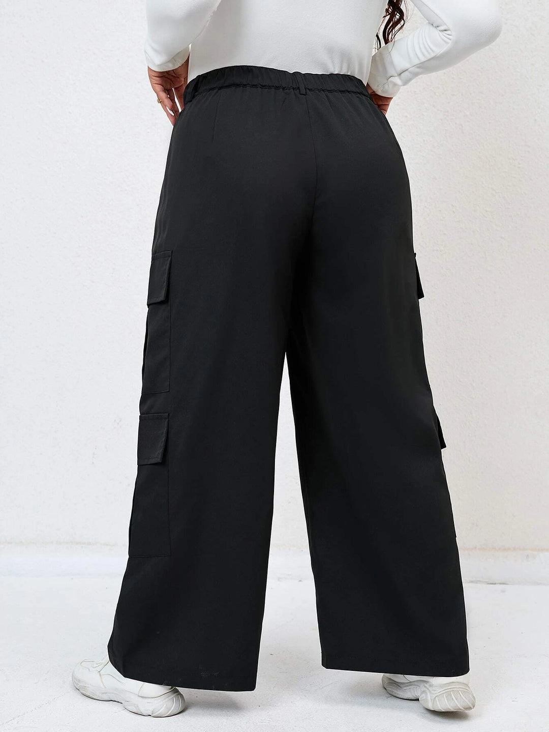 Loose Pocket Side Cargo Pants