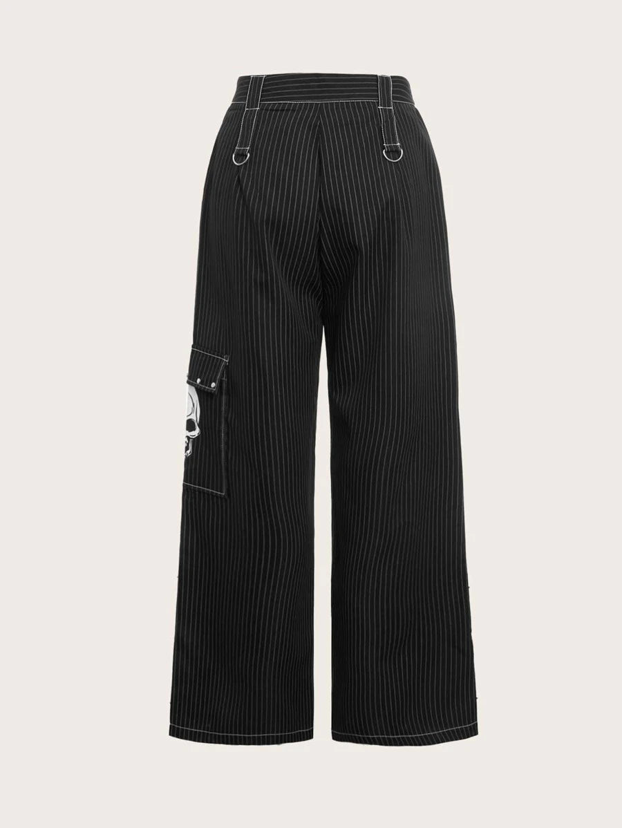 Trendy Flap Pocket Cargo Pants