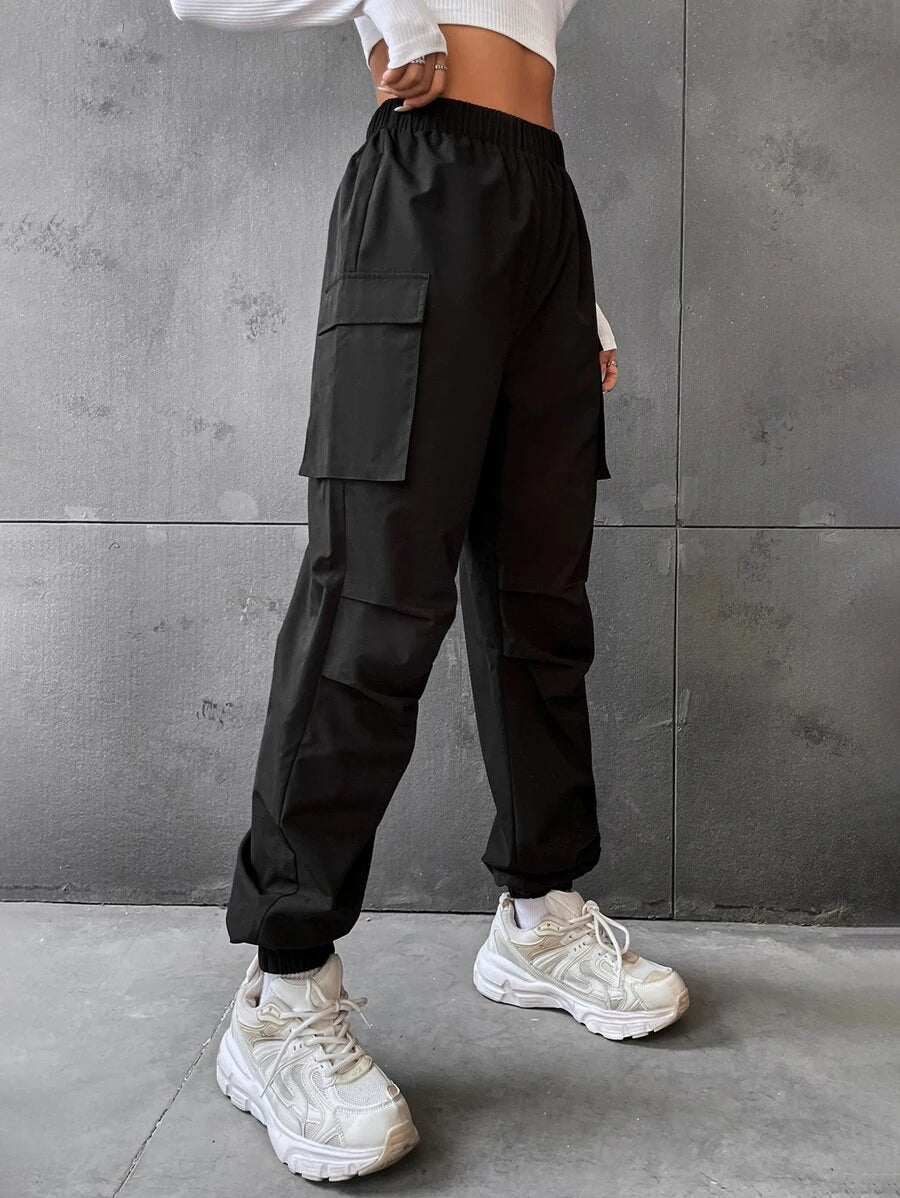 Flap Pocket Side Jogger Pants