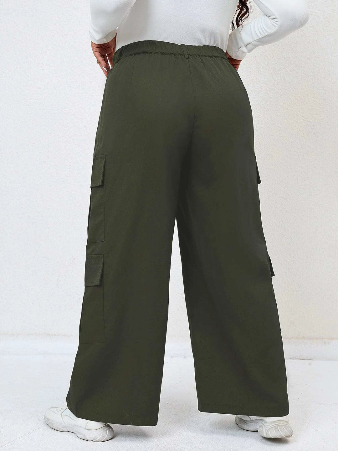 Loose Pocket Side Cargo Pants