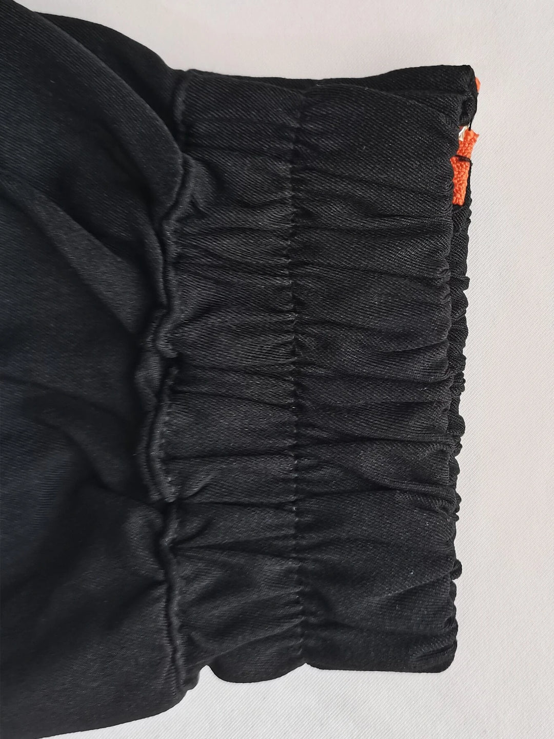 High Waist Solid Flap Pocket Cargo Pants