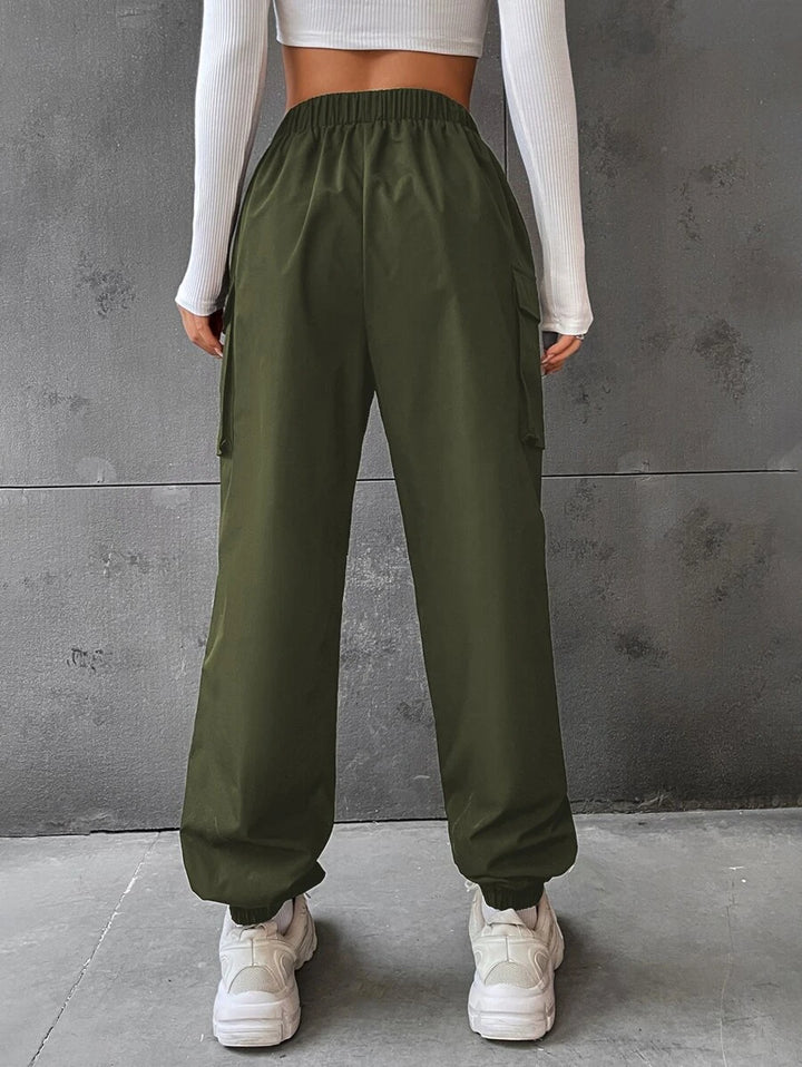 Flap Pocket Side Jogger Pants