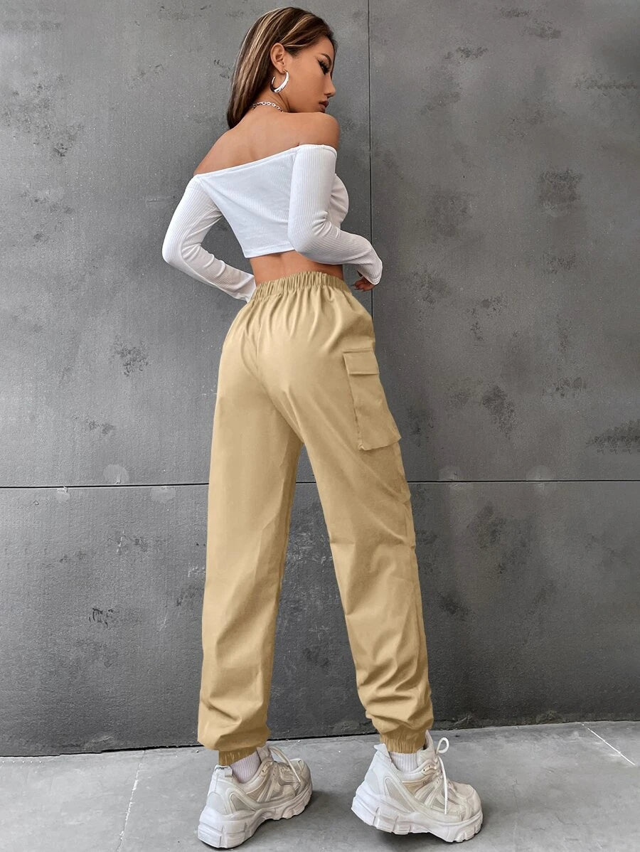 Flap Pocket Side Jogger Pants