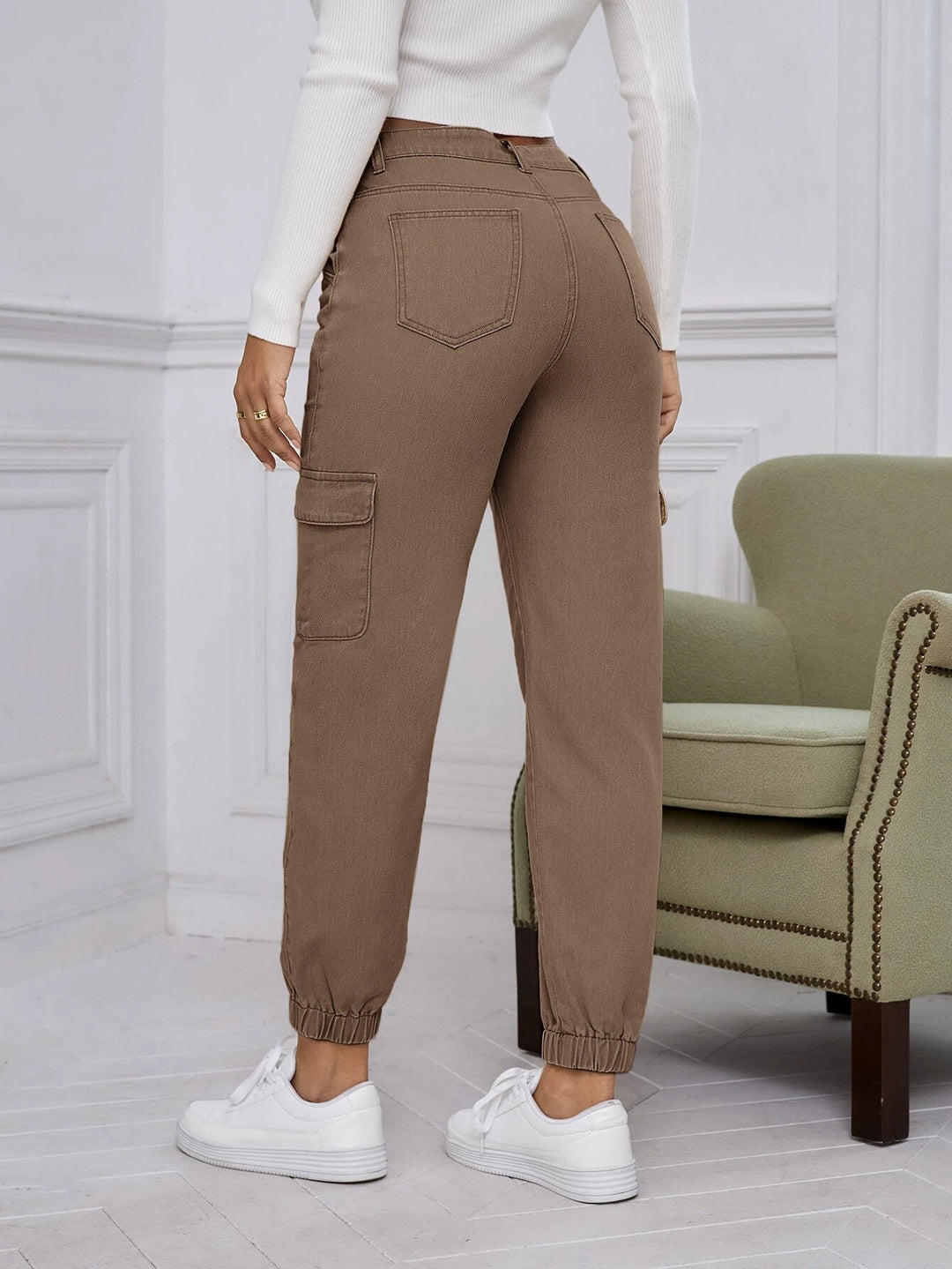 Non-Stretch Pocket Cargo Jean