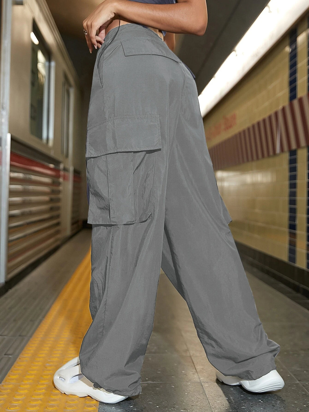 Journey Ready Drawstring Cargo Trousers