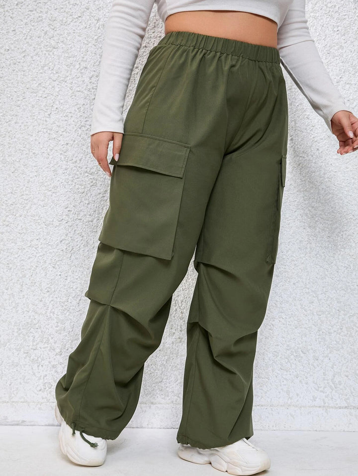 Outdoor Flap Pocket Side Cargo Trousers