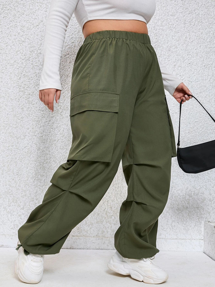 Outdoor Flap Pocket Side Cargo Trousers