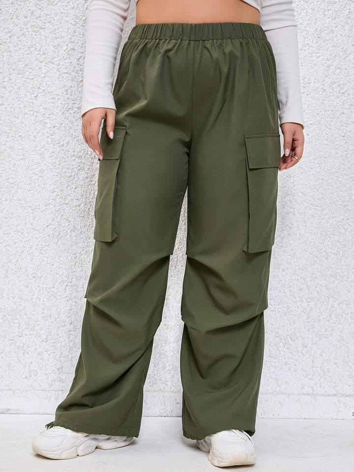 Outdoor Flap Pocket Side Cargo Trousers