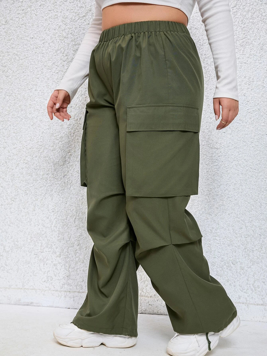 Outdoor Flap Pocket Side Cargo Trousers