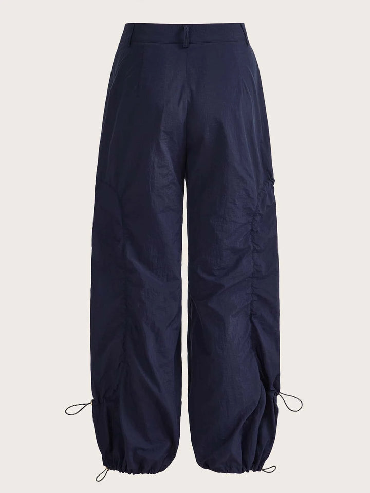 Casual Zipper Fly Pocket Cargo Pants