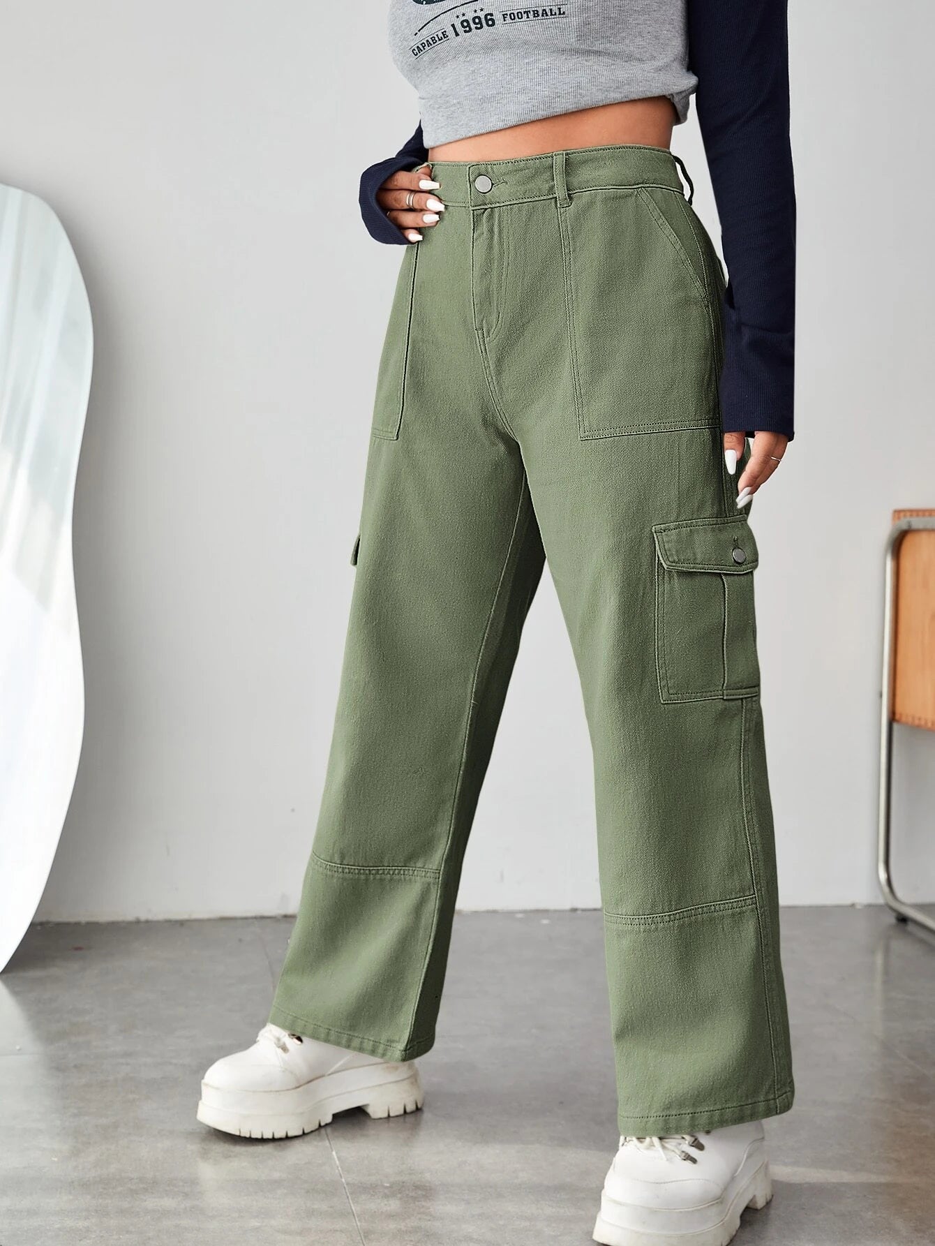 Cargo Jeans And Flap Detail – Comfy Cargo Pants