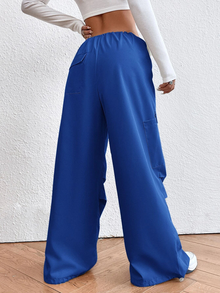 Drop Waist Regular Fit Parachute Pants