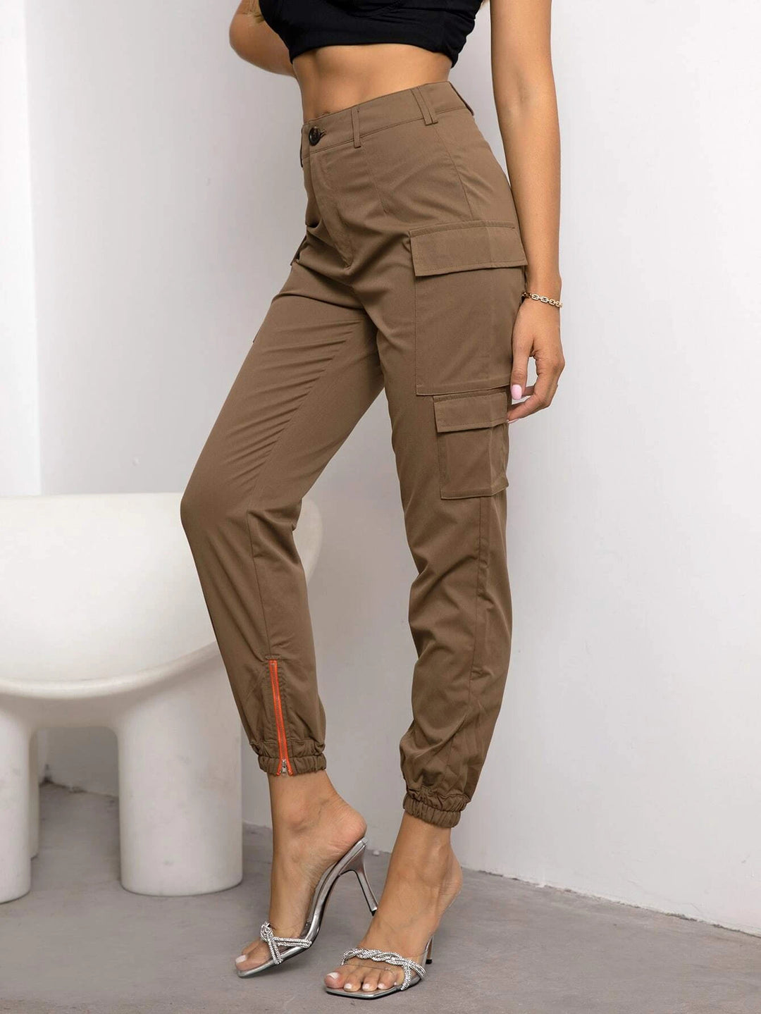 Pocket Button Cargo Pant