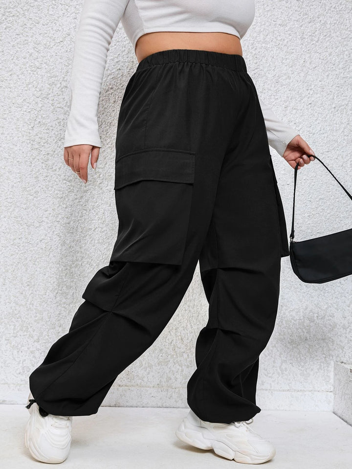 Outdoor Flap Pocket Side Cargo Trousers