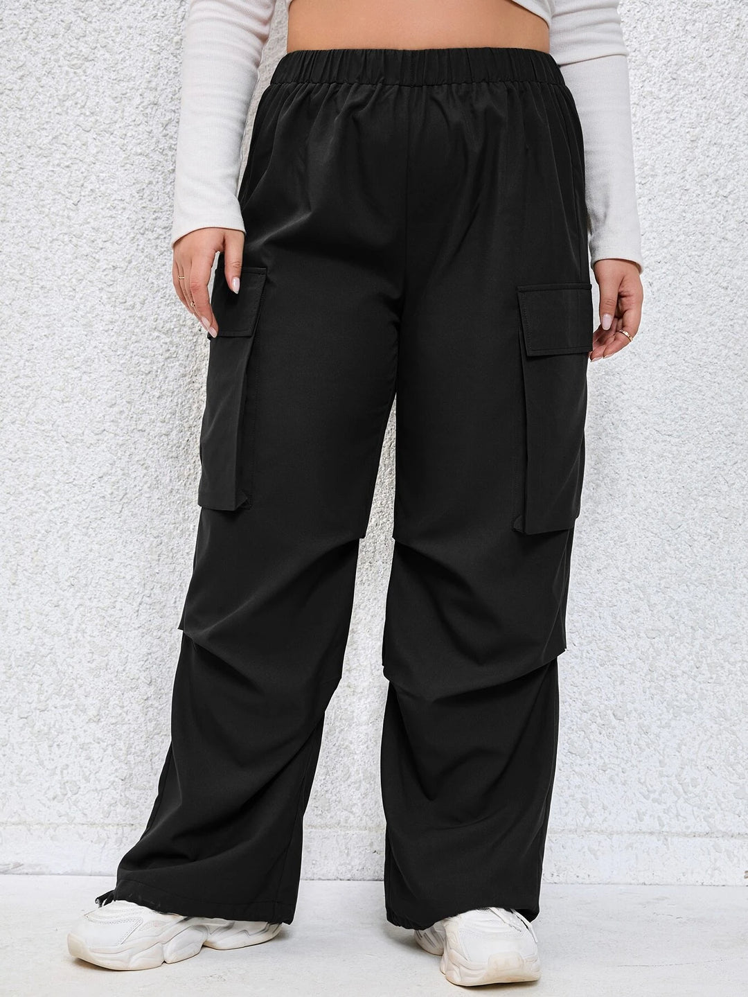 Outdoor Flap Pocket Side Cargo Trousers