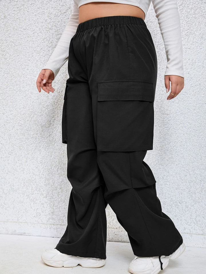 Outdoor Flap Pocket Side Cargo Trousers