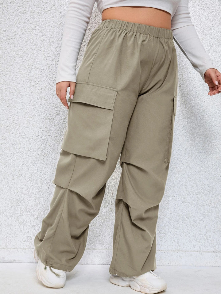 Outdoor Flap Pocket Side Cargo Trousers