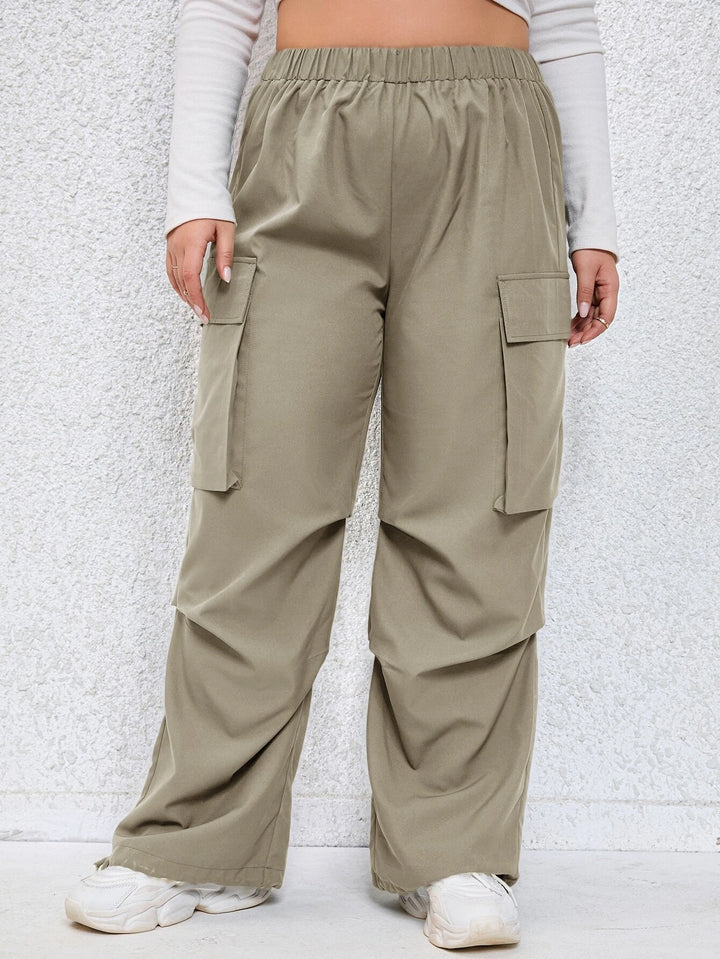 Outdoor Flap Pocket Side Cargo Trousers