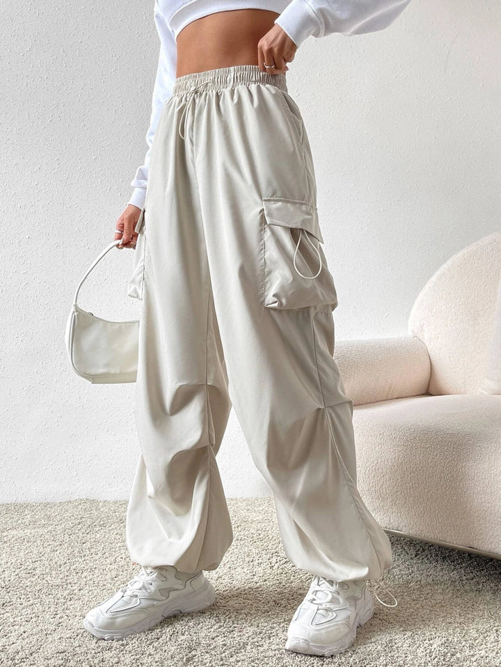 High Waist Cargo Pants