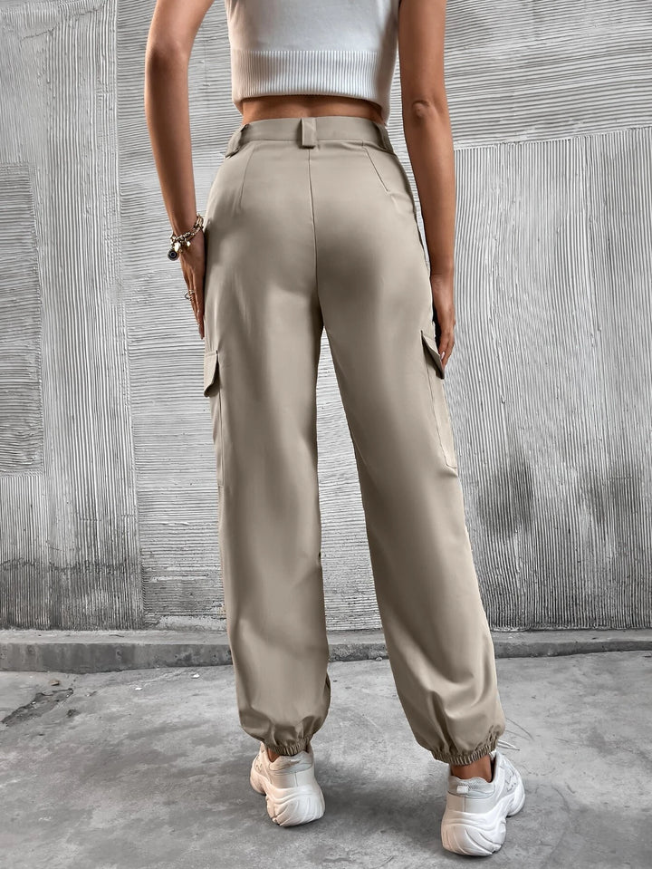 Long Flap Pocket Cargo Pants