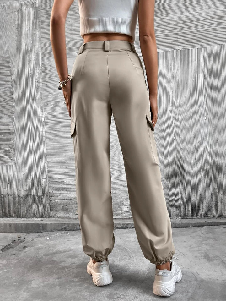 Flap Side Pocket Cargo Pants