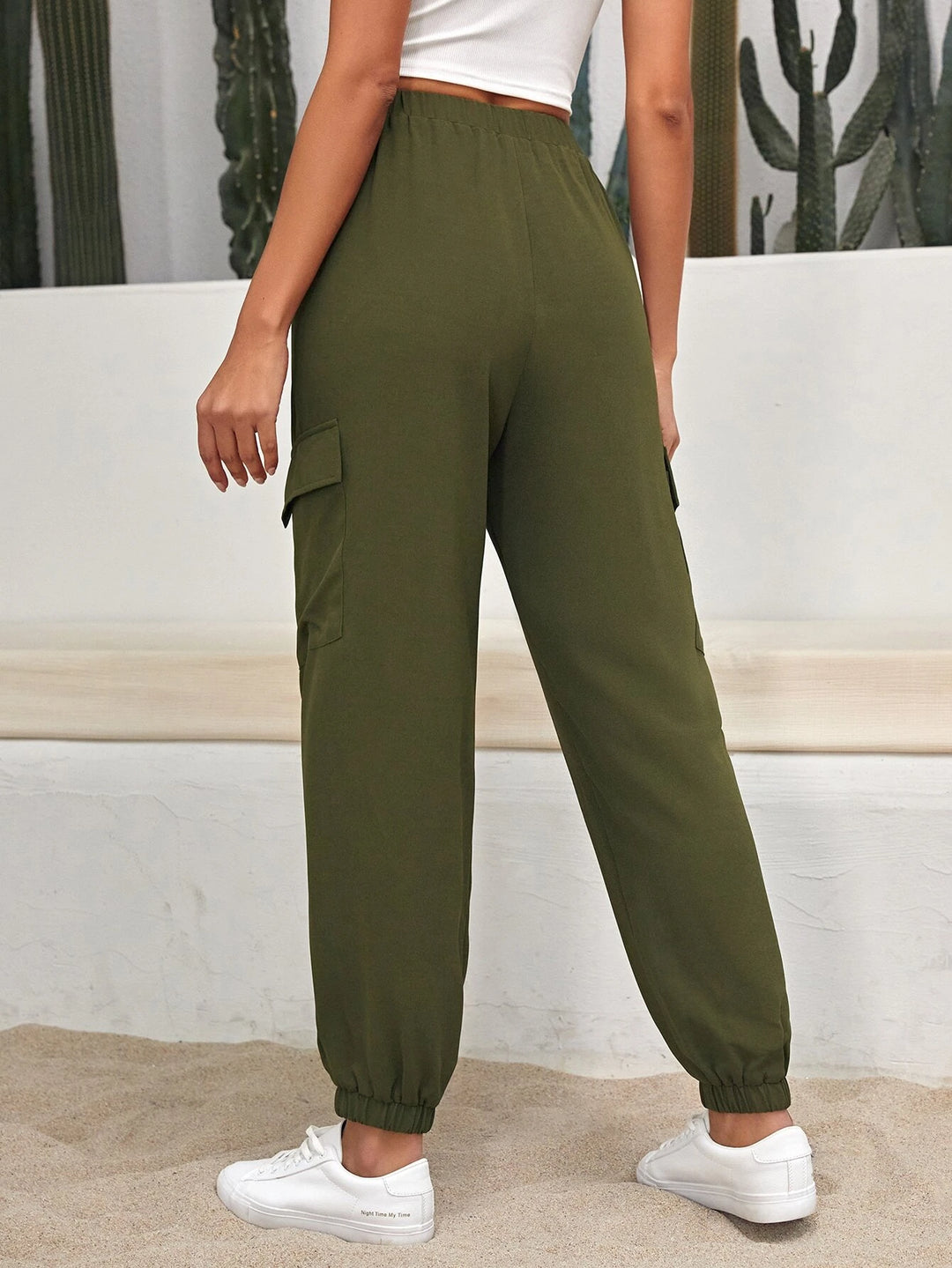 Casual Pocket Side Cargo Pants