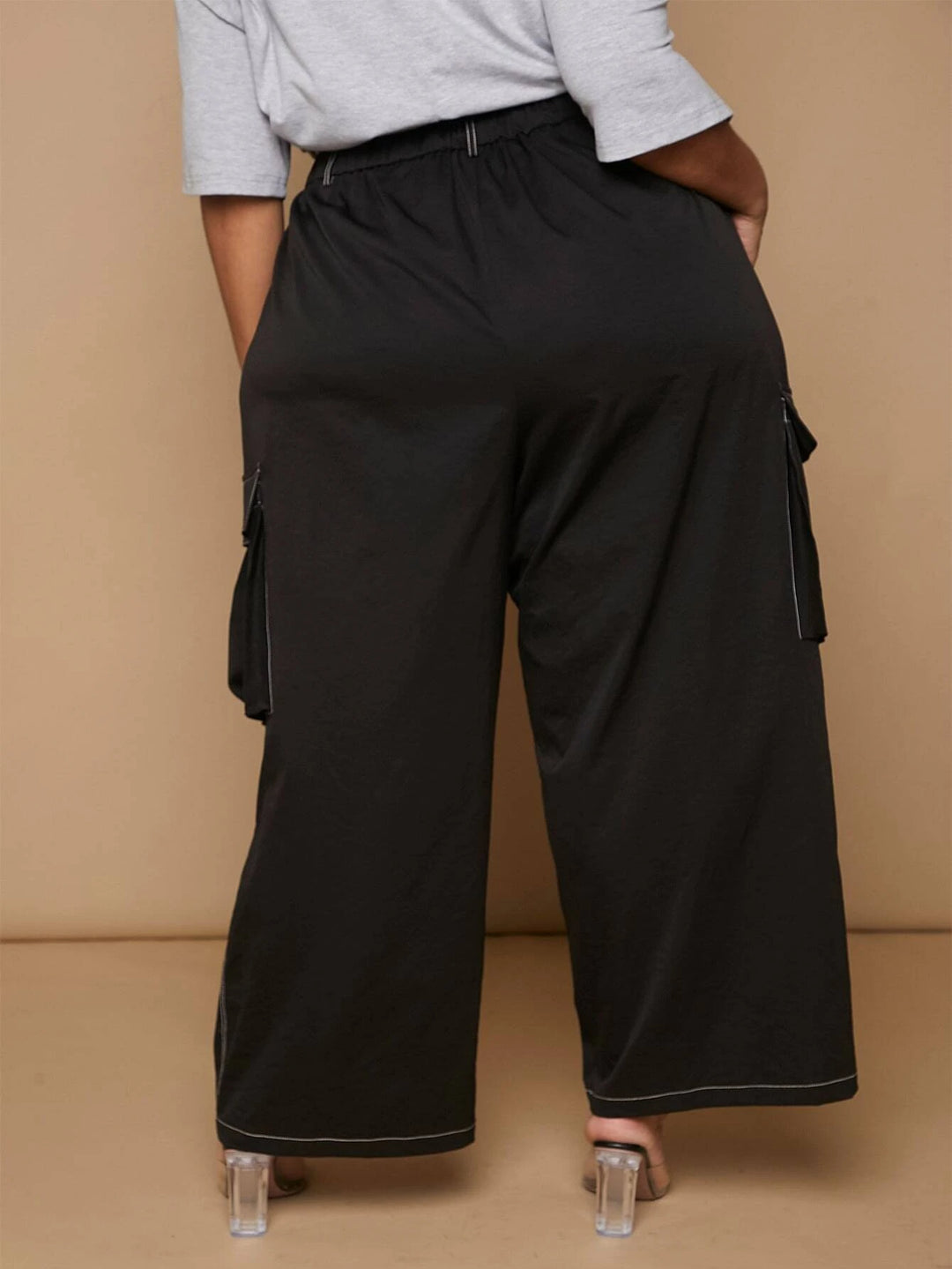 Long Flap Pocket Cargo Pants