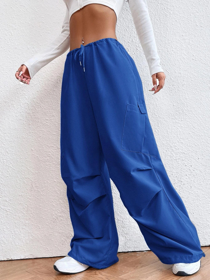 Drop Waist Regular Fit Parachute Pants