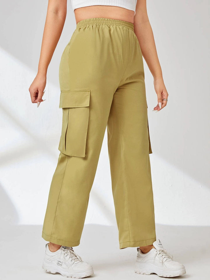 Flap Pocket Side Cargo Pants