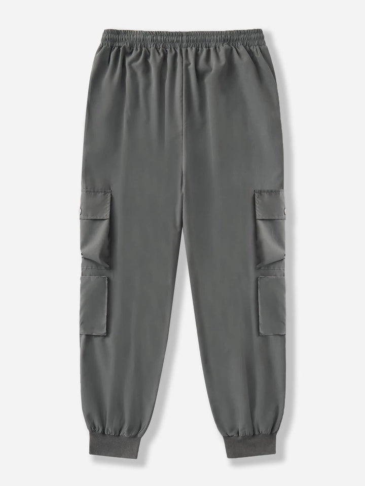 Drawstring Flap Pockets Cargo Pant