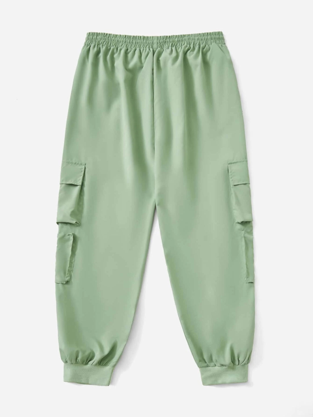 Flap Pocket Drawstring Cargo Pants