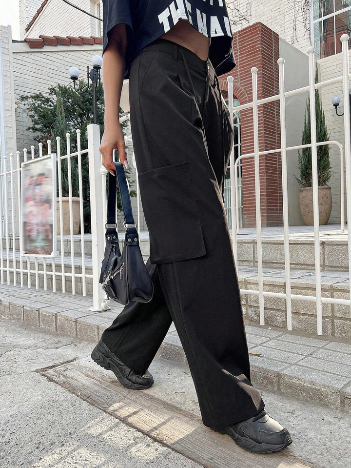 Casual Waist Cargo Pants