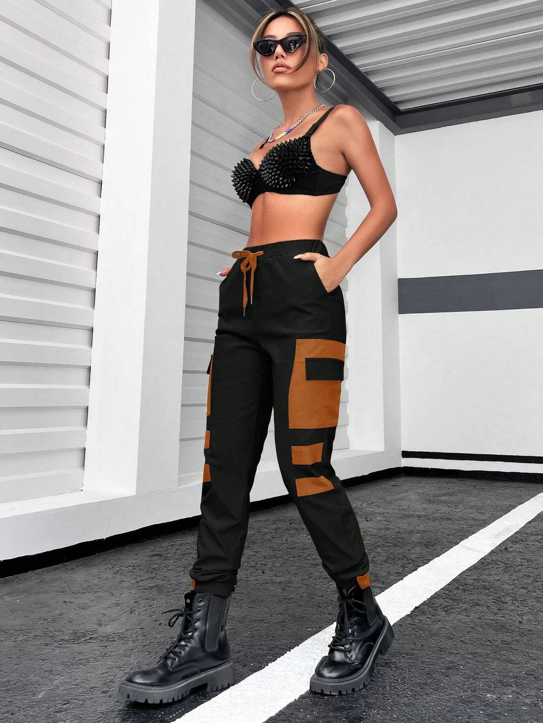 Cargo Pants With Drawstring Waistband