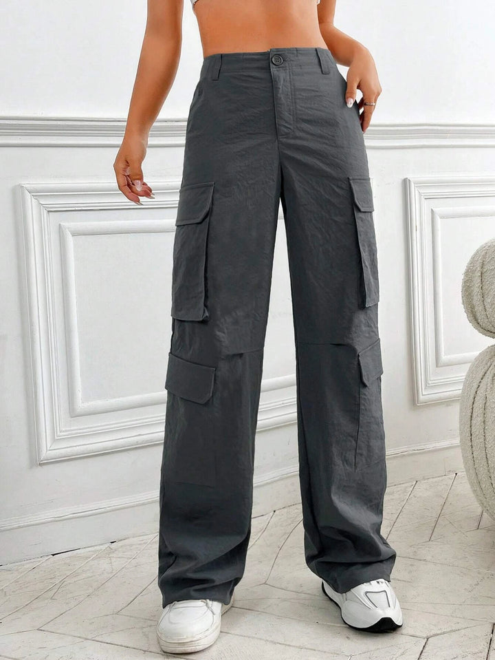 Flap Pocket Side Cargo Pants